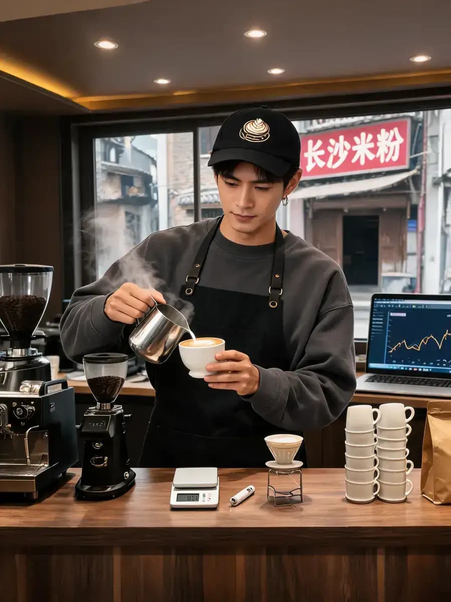 在长沙冲咖啡,我连水都测了三个月