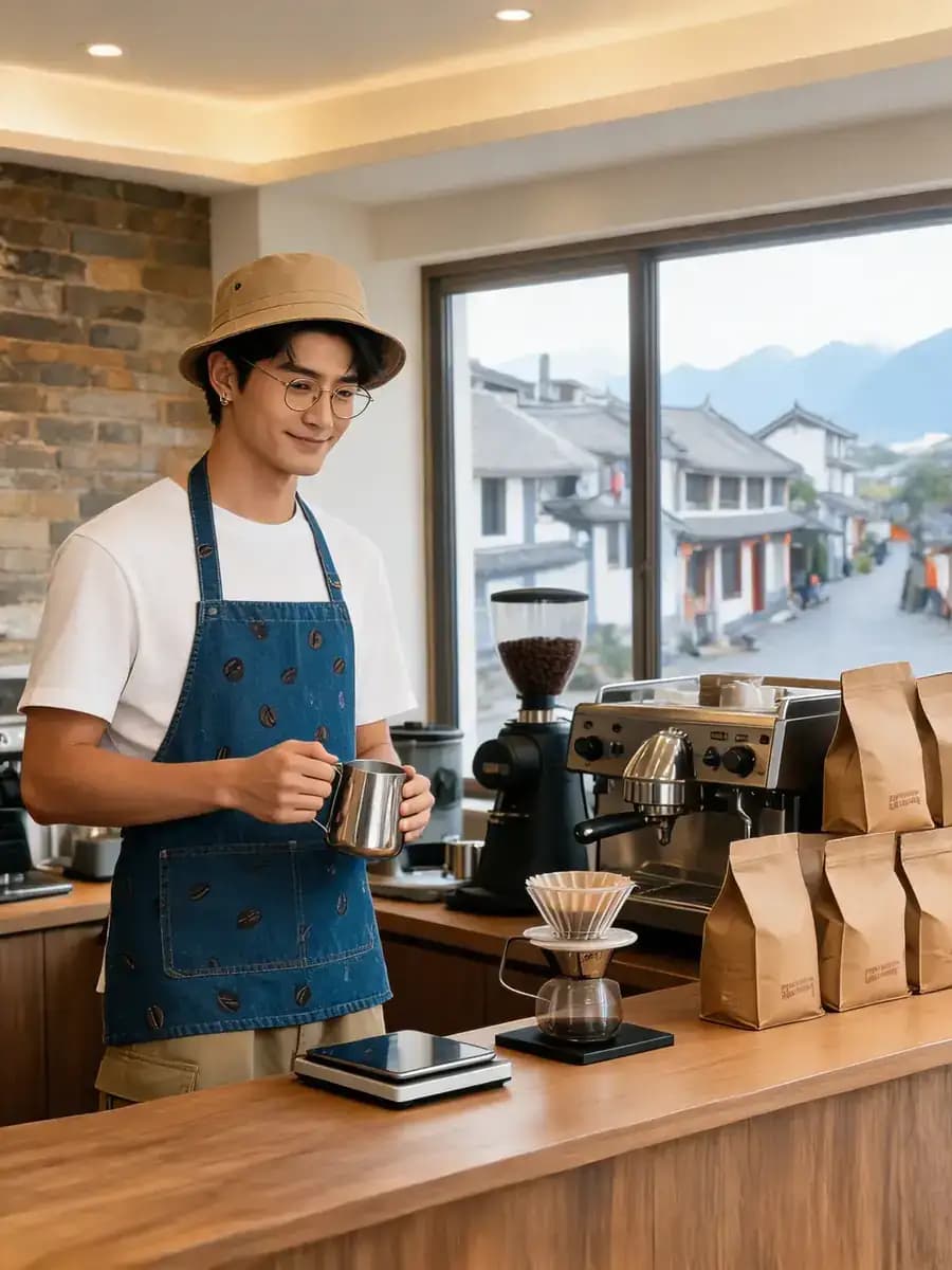 在大理,我用数字煮一杯慢咖啡☕