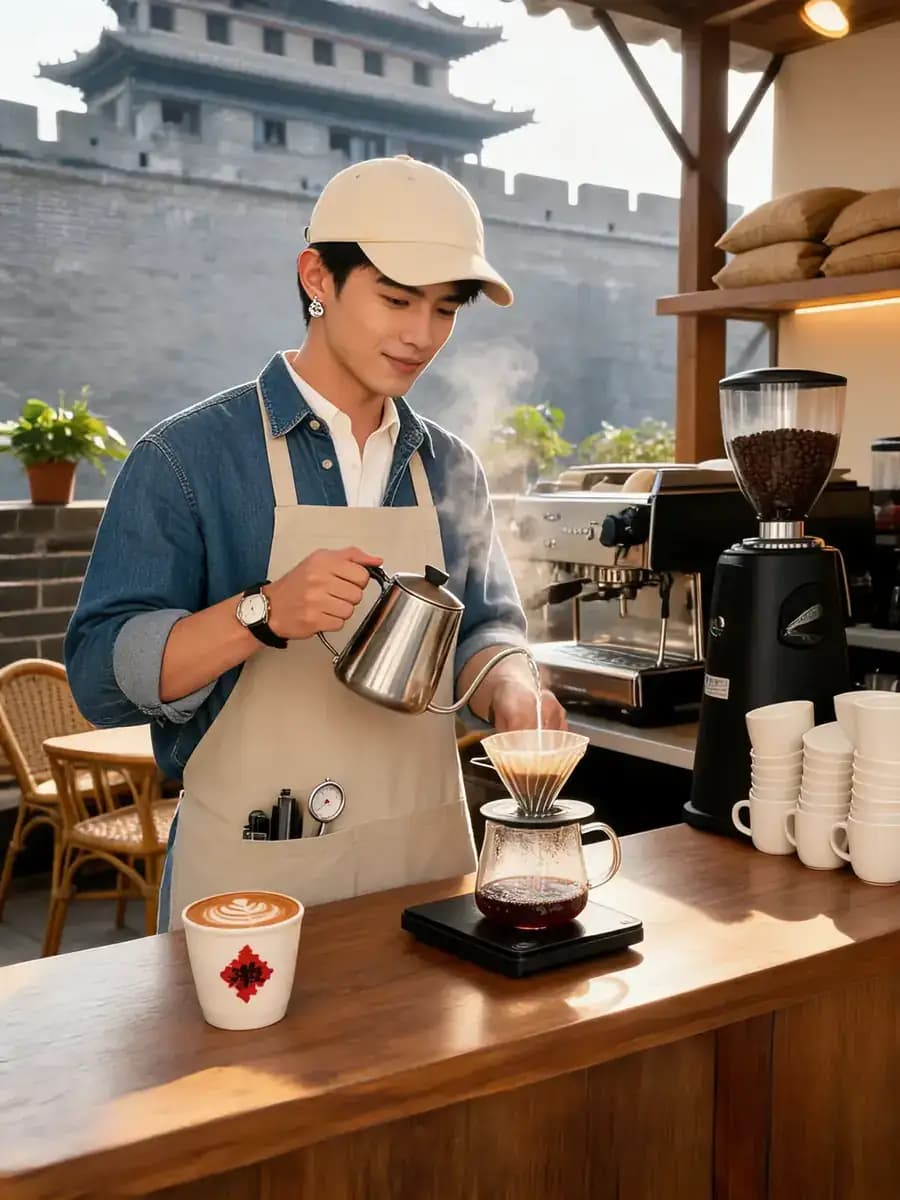 在南门里站了三年吧台,我叫小帅☕
