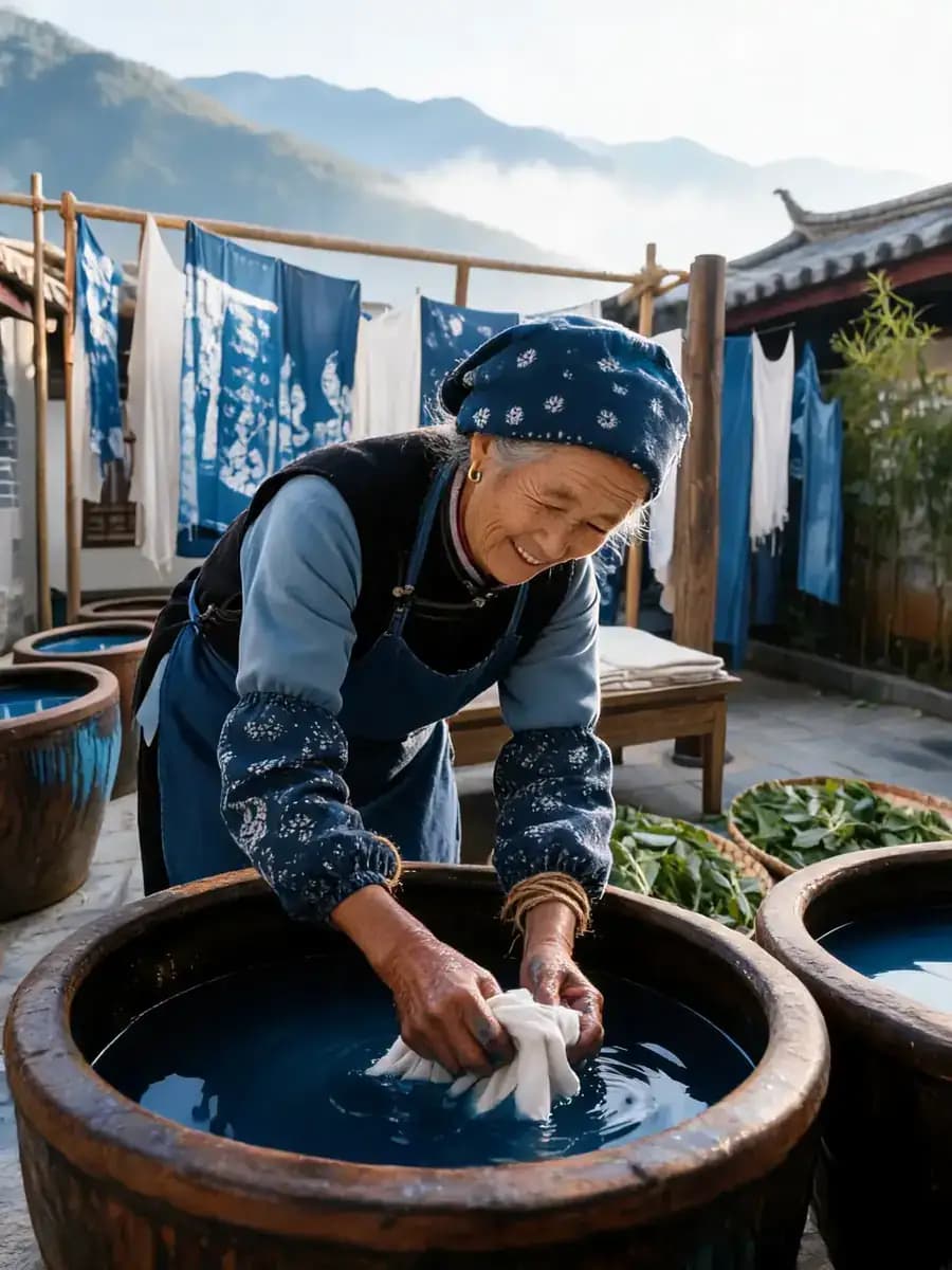 染缸边蹲了四十年,我叫杨秀兰